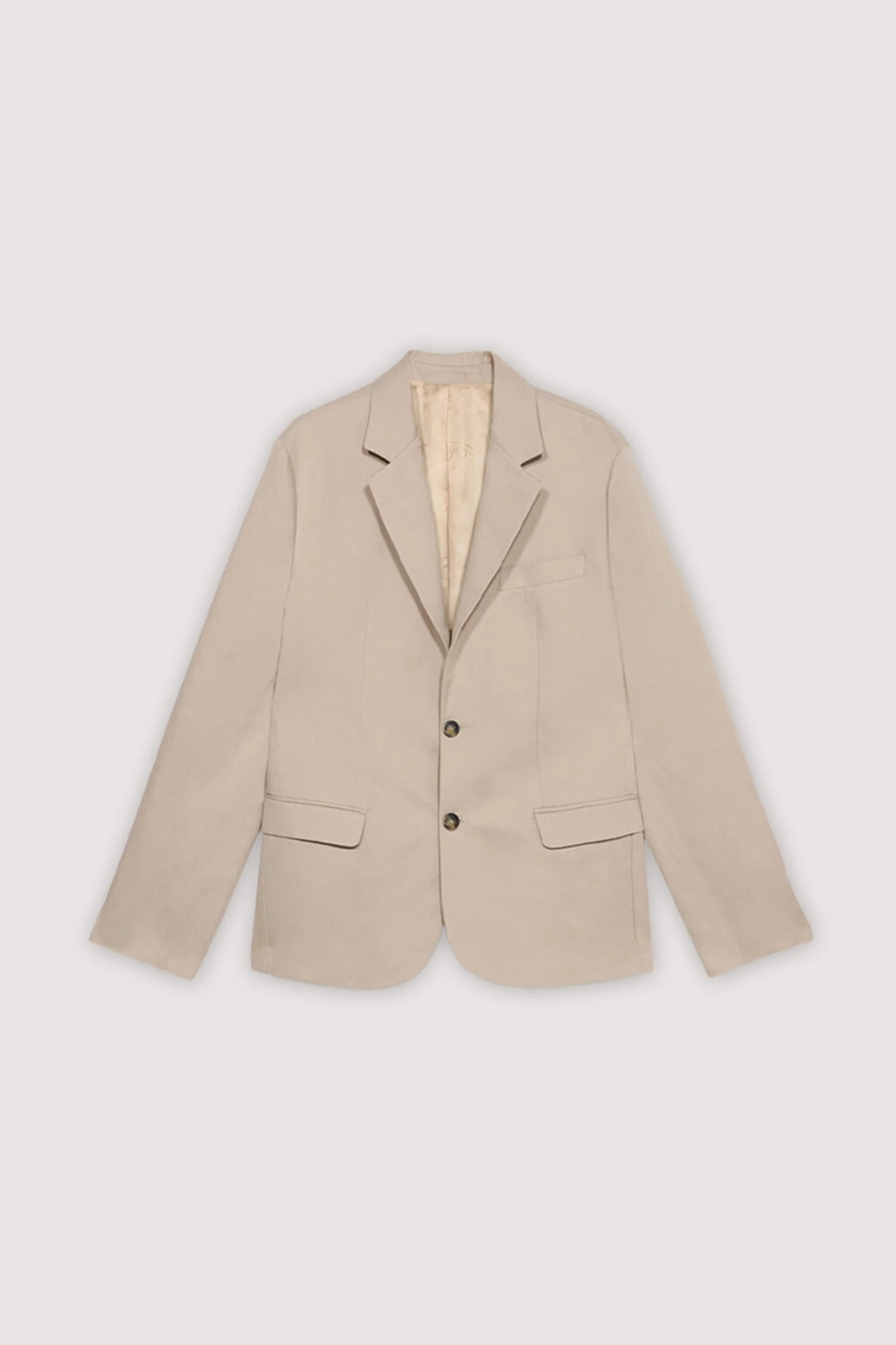 Single-breasted blazer in linen and cotton - Image 5
