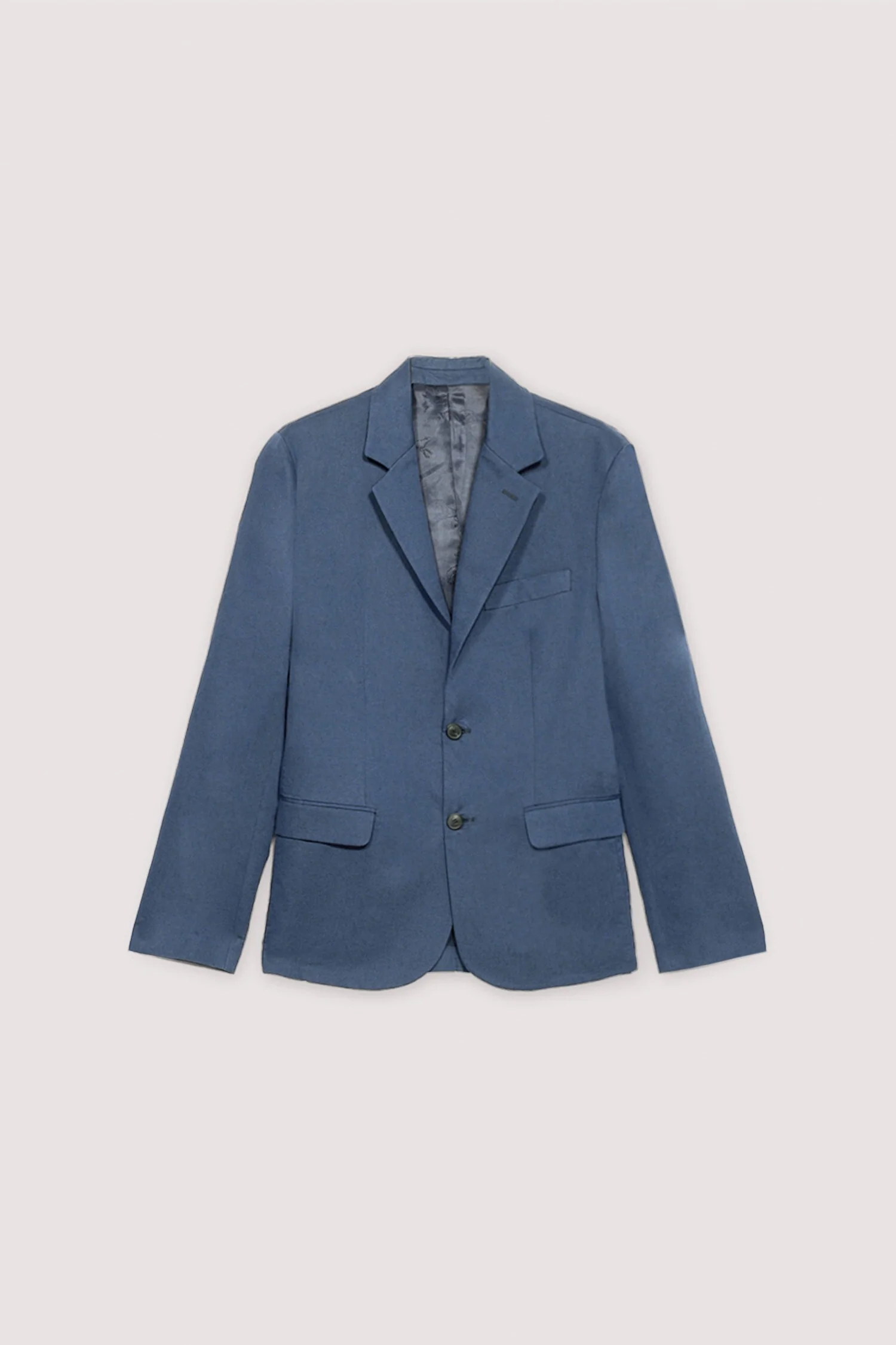 Single-breasted blazer in linen and cotton - Image 5