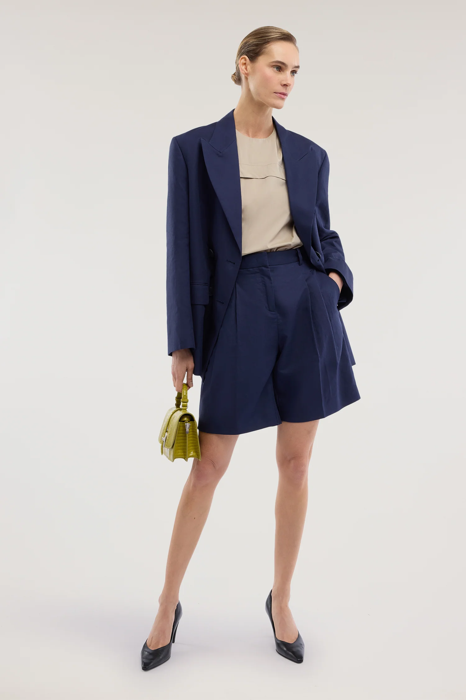 Sleeveless blouse in poplin - Image 4