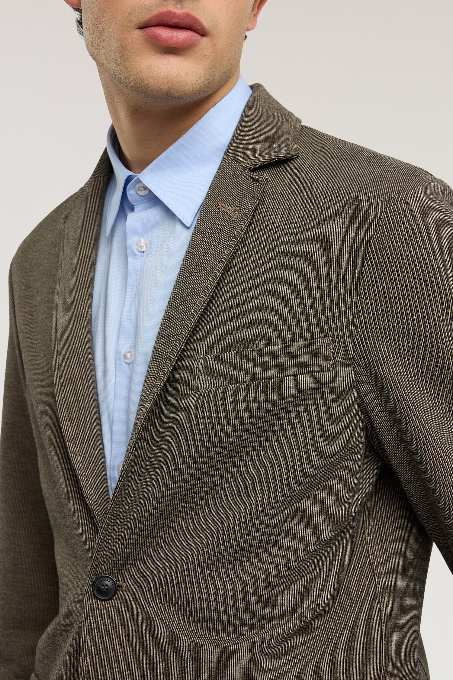 Slim-fit blazer in three-dimensional jersey - Image 4