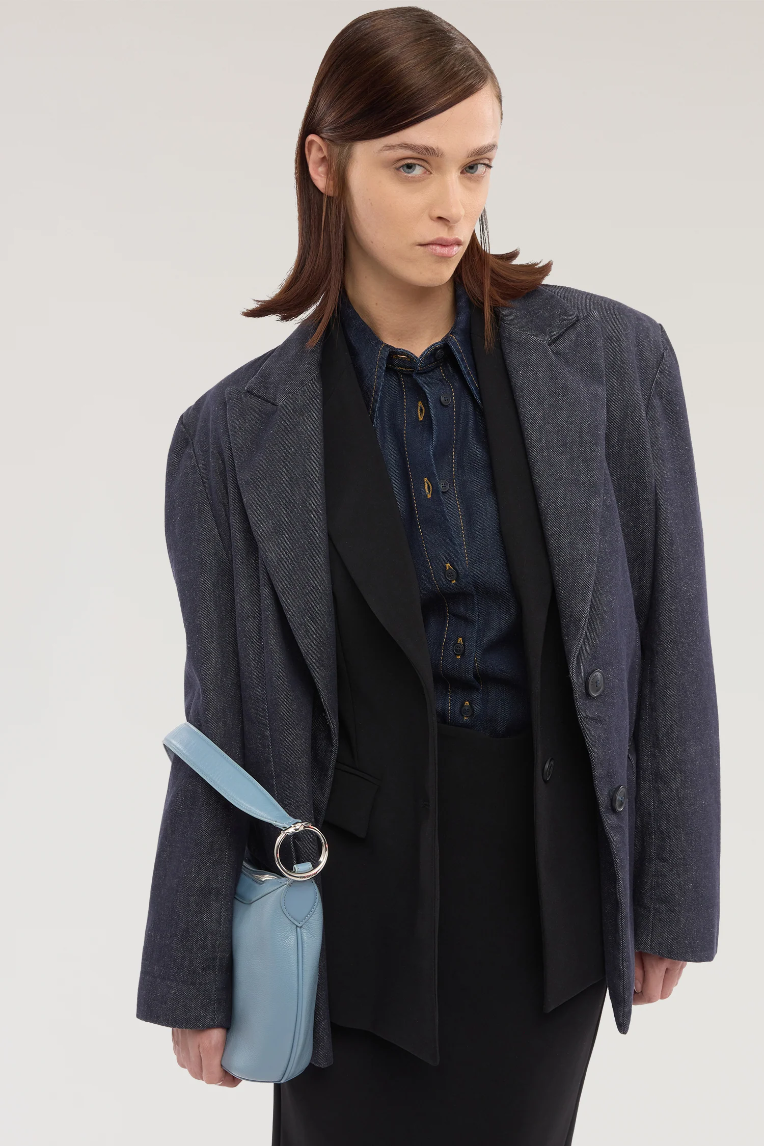 Slim-fit shirt in lightweight denim - Image 3