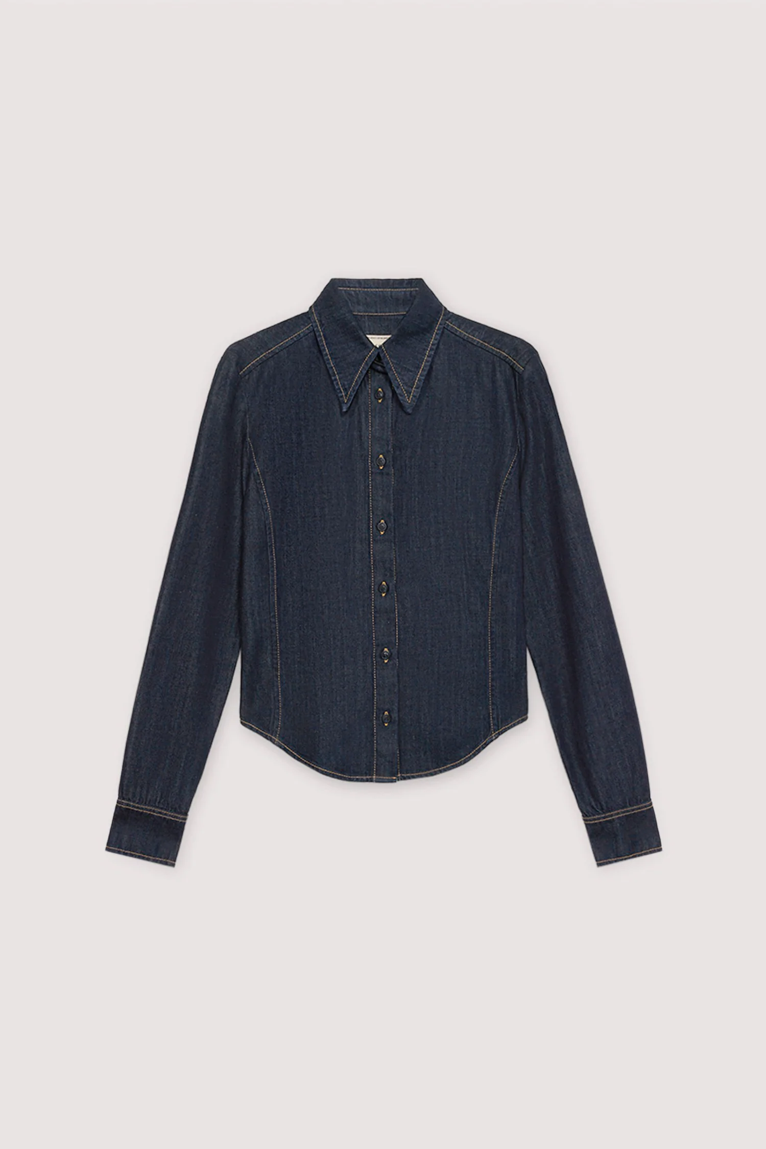 Slim-fit shirt in lightweight denim - Image 5