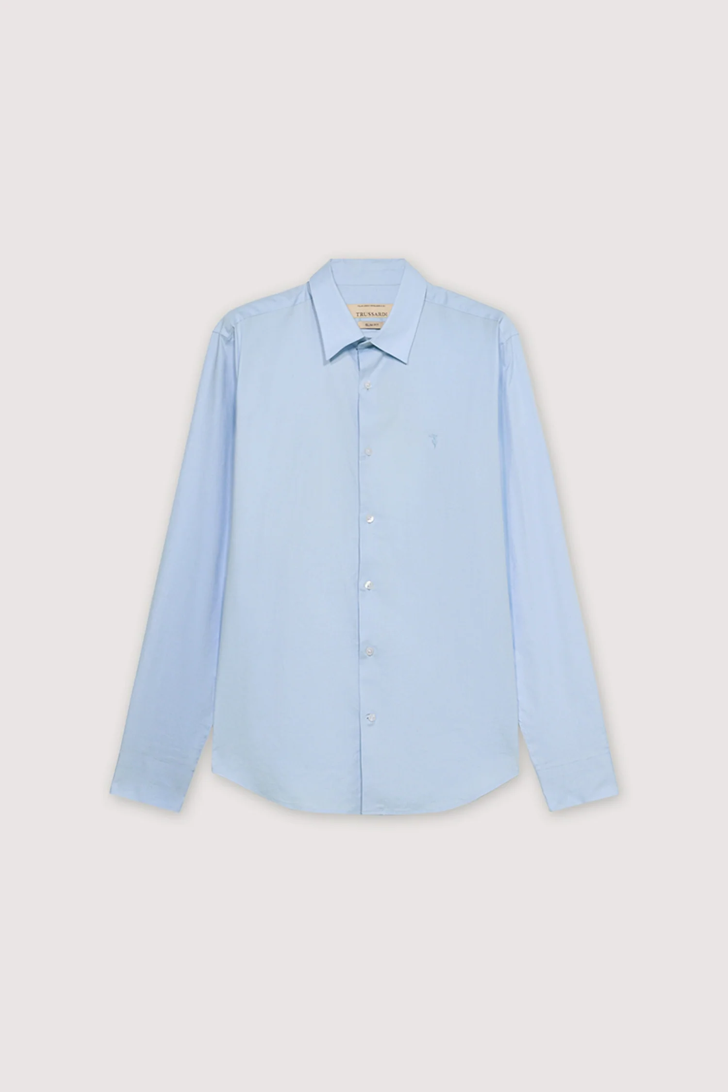 Slim fit shirt in stretch textured cotton - Image 5