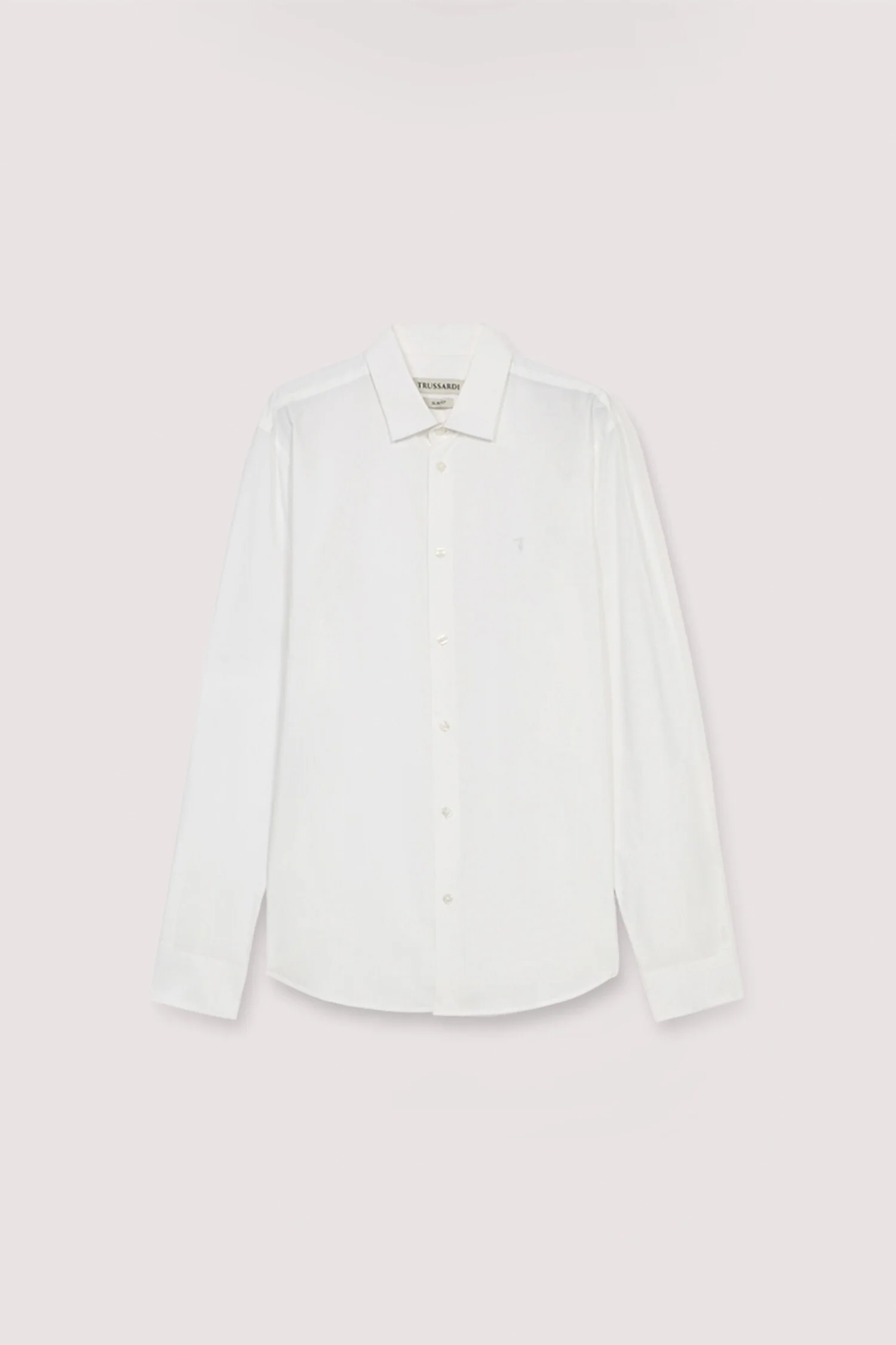 Slim-fit stretch cotton poplin shirt - Image 5