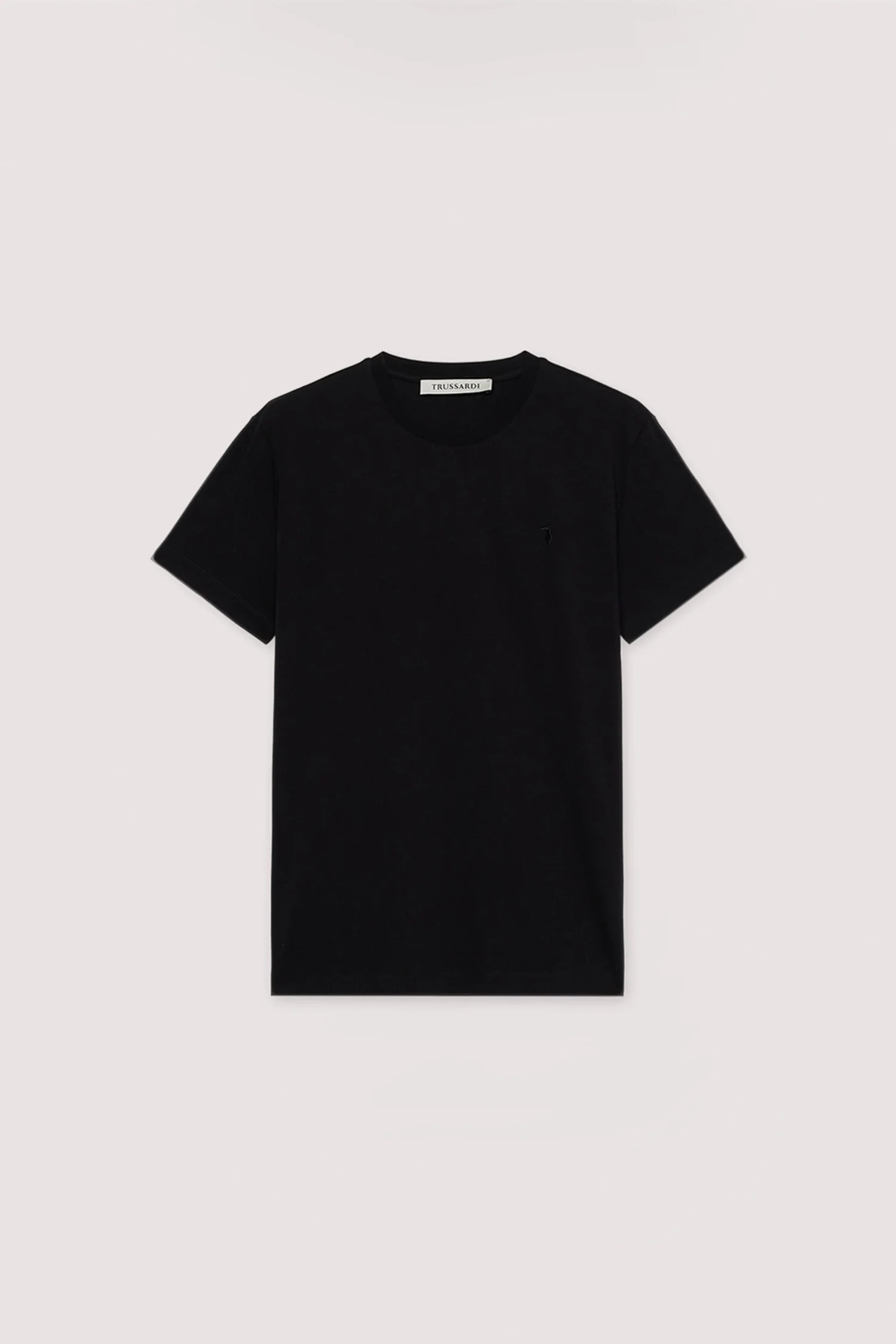Slim-fit stretch jersey T-shirt with embroidery - Image 5