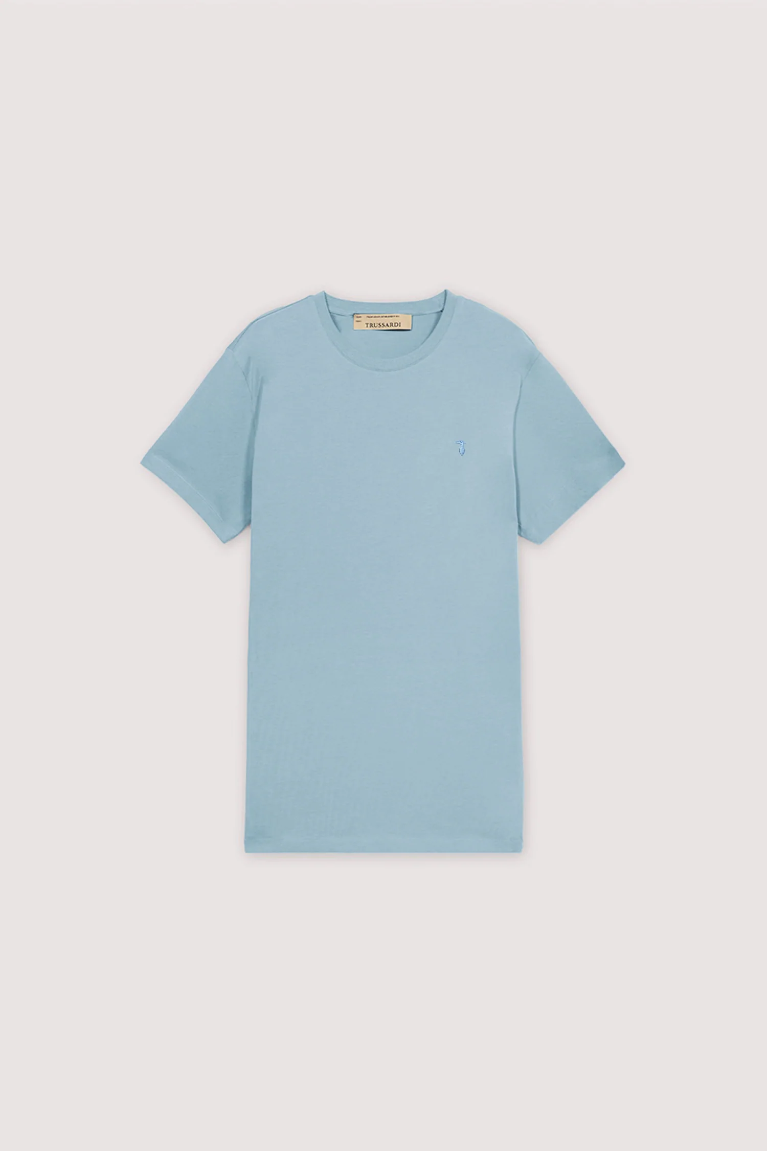 Slim-fit stretch jersey T-shirt with embroidery - Image 5