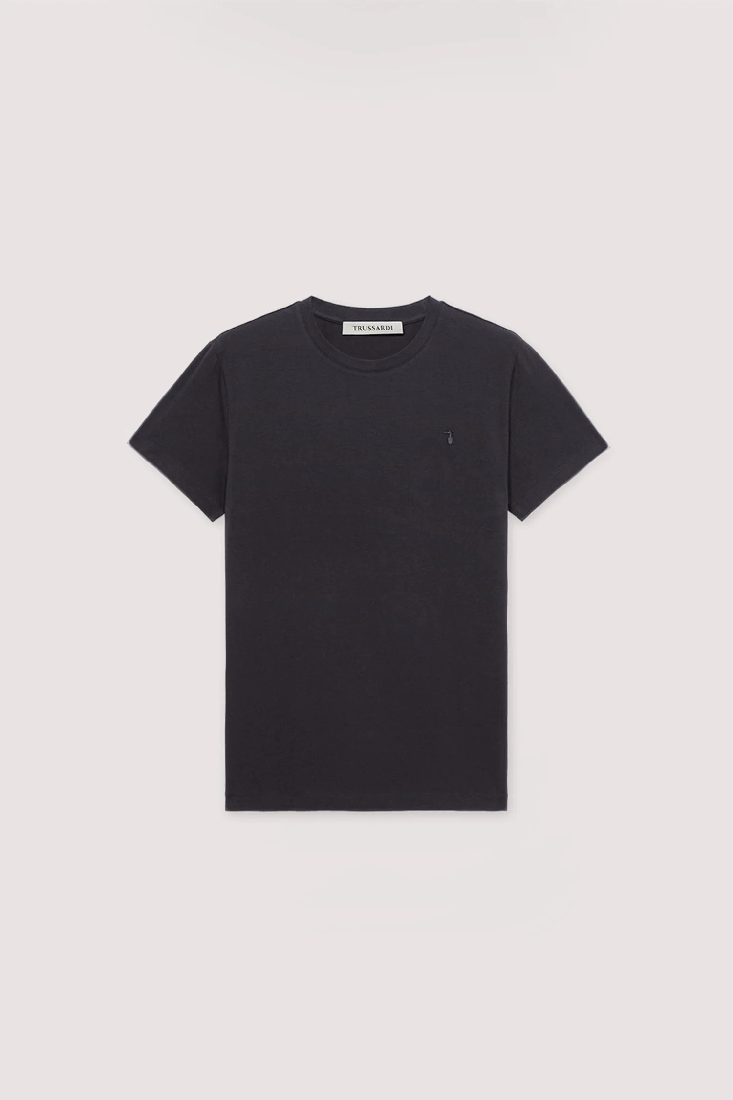 Slim-fit stretch jersey T-shirt with embroidery - Image 5