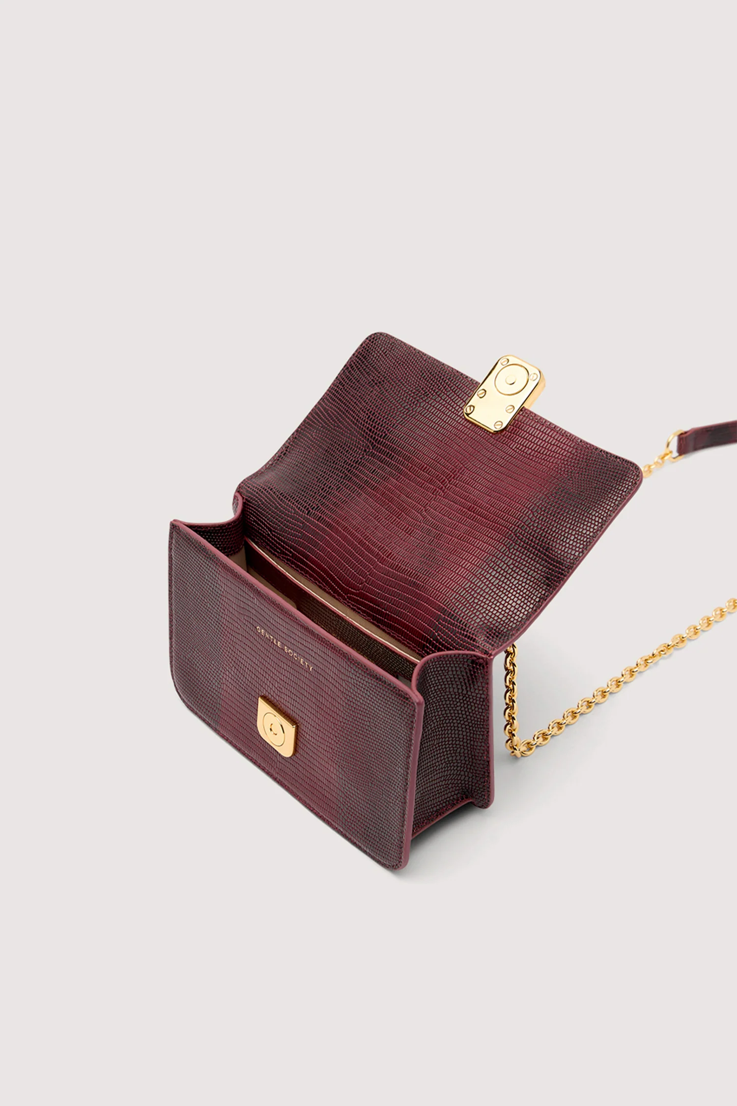Small Cameo shoulder bag in leather - Image 3