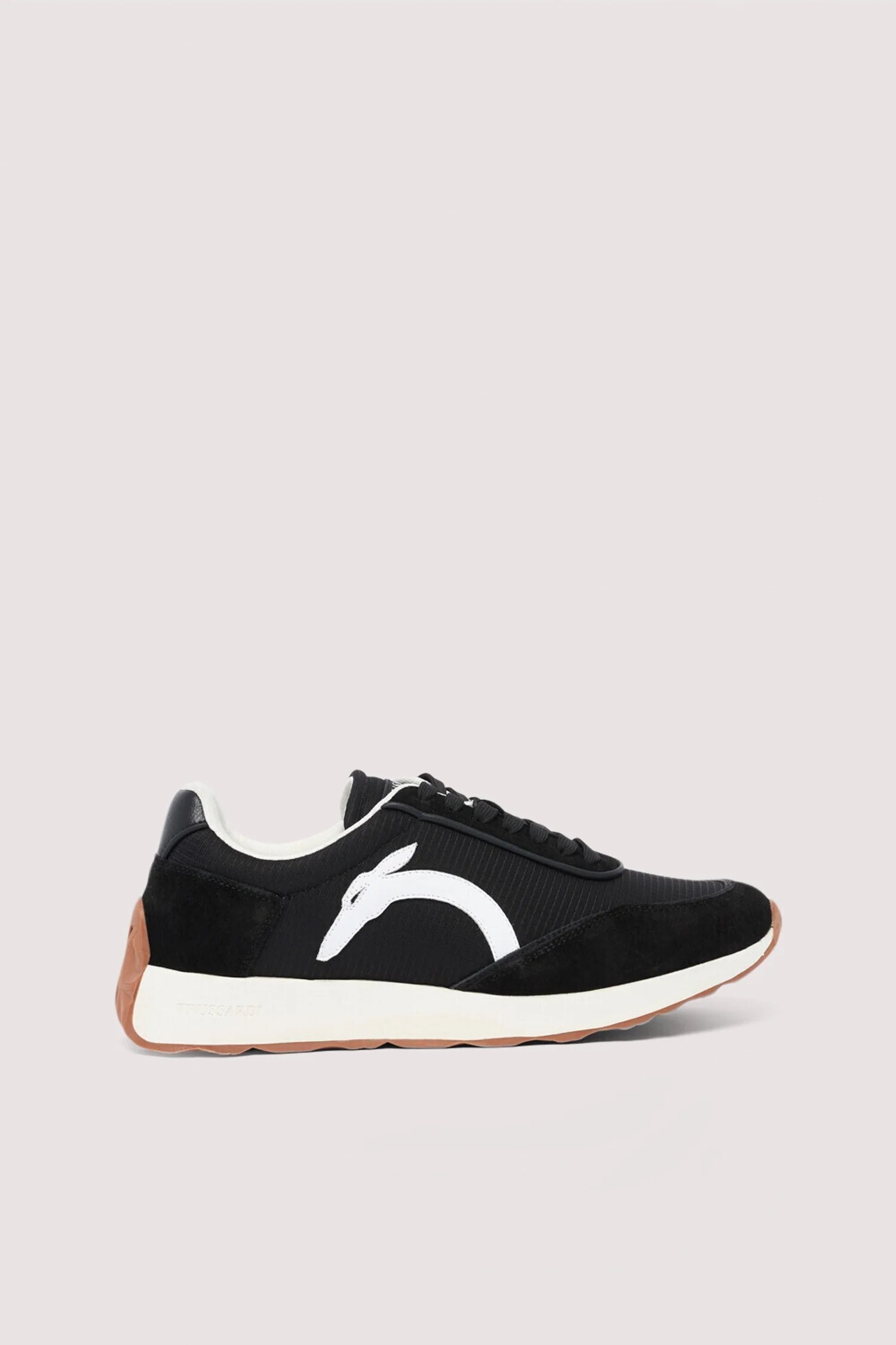 Sneaker Arrow in fabric and leather - Image 3