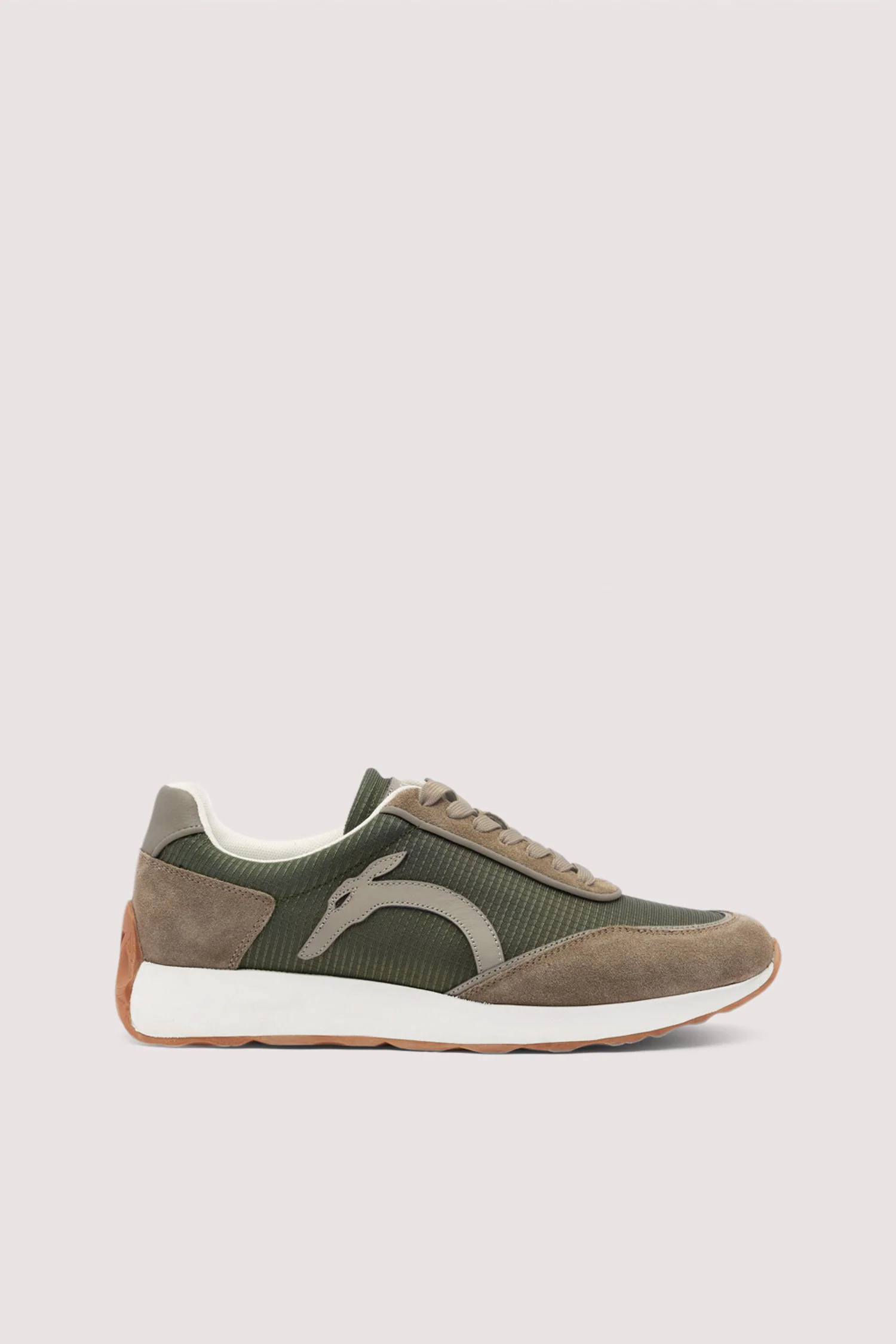 Sneaker Arrow in fabric and leather - Image 2