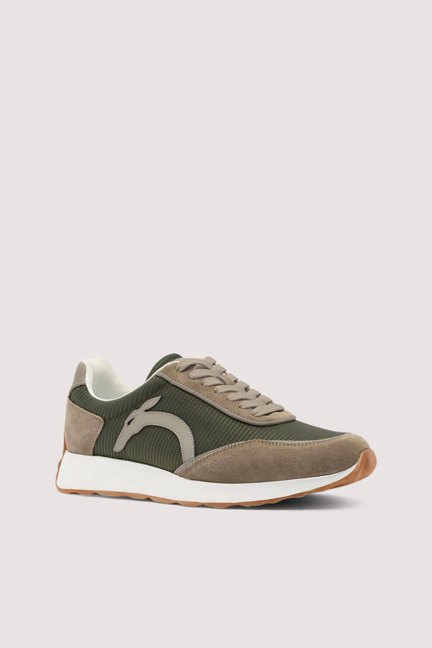 Sneaker Arrow in fabric and leather - Image 3