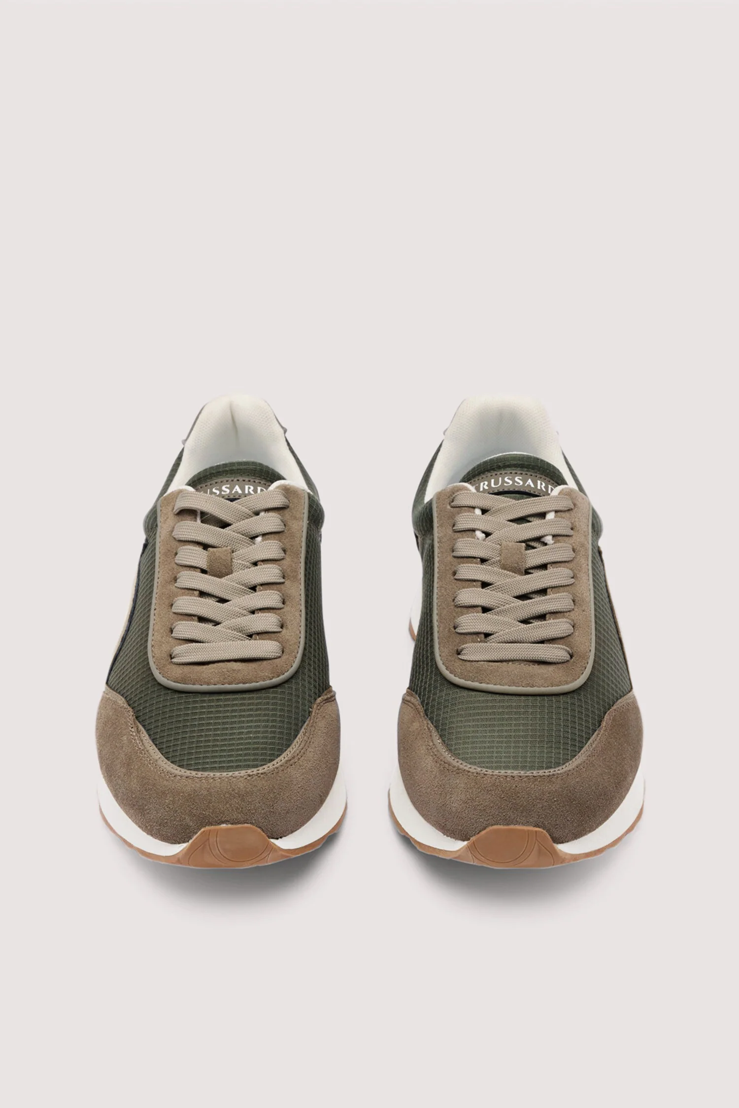 Sneaker Arrow in fabric and leather - Image 4