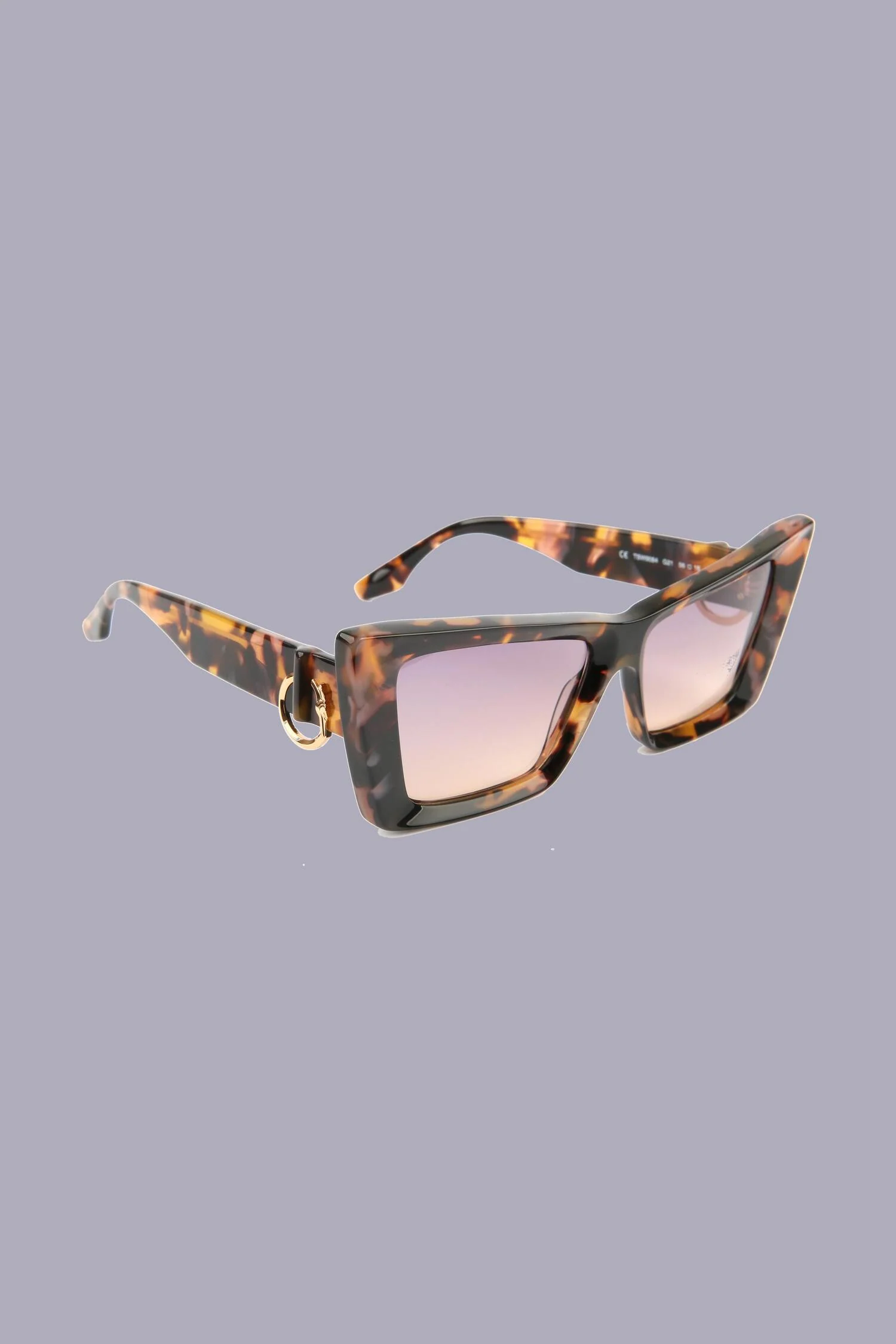 Square-shaped acetate sunglasses