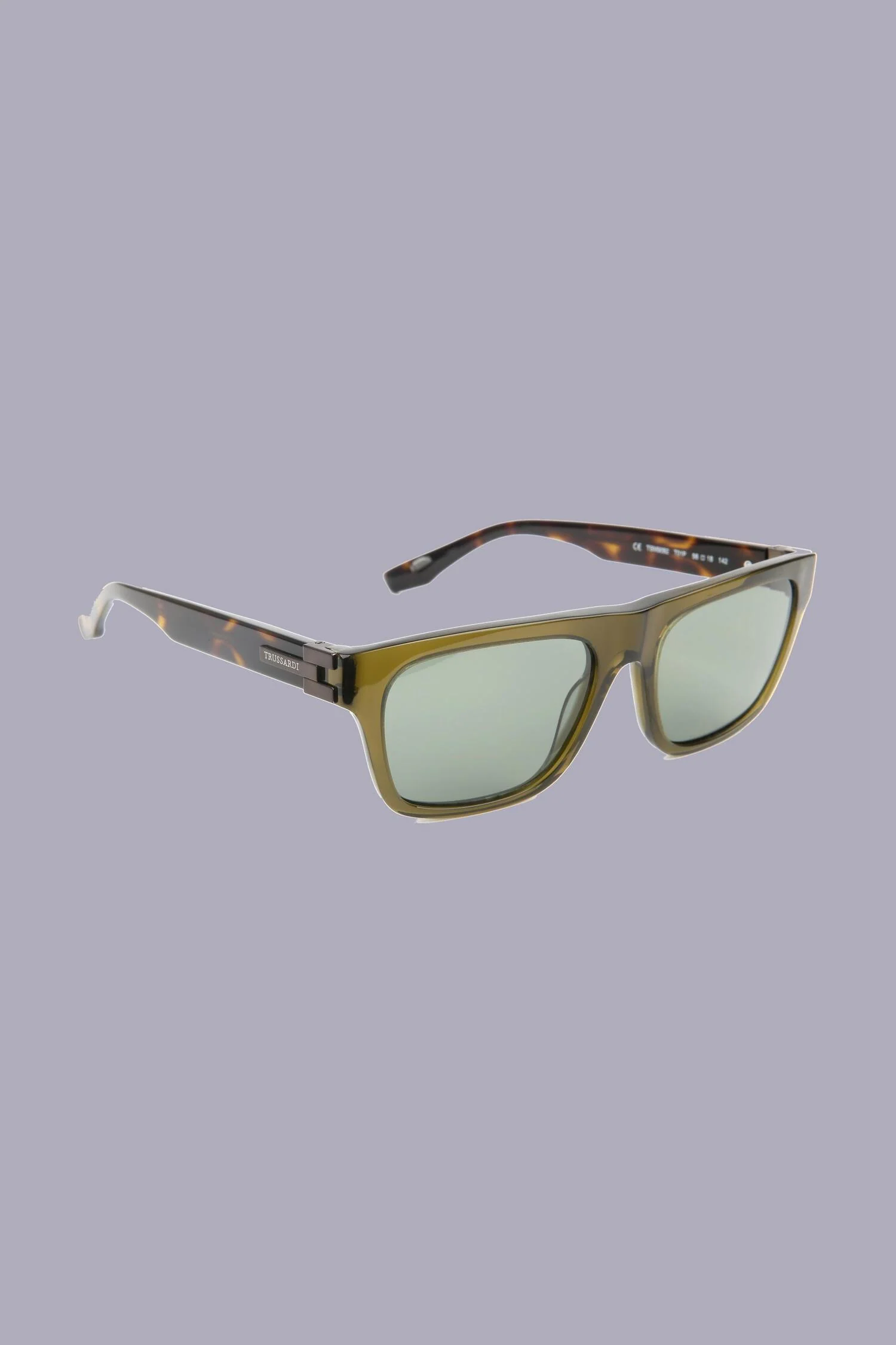 Square-shaped acetate sunglasses