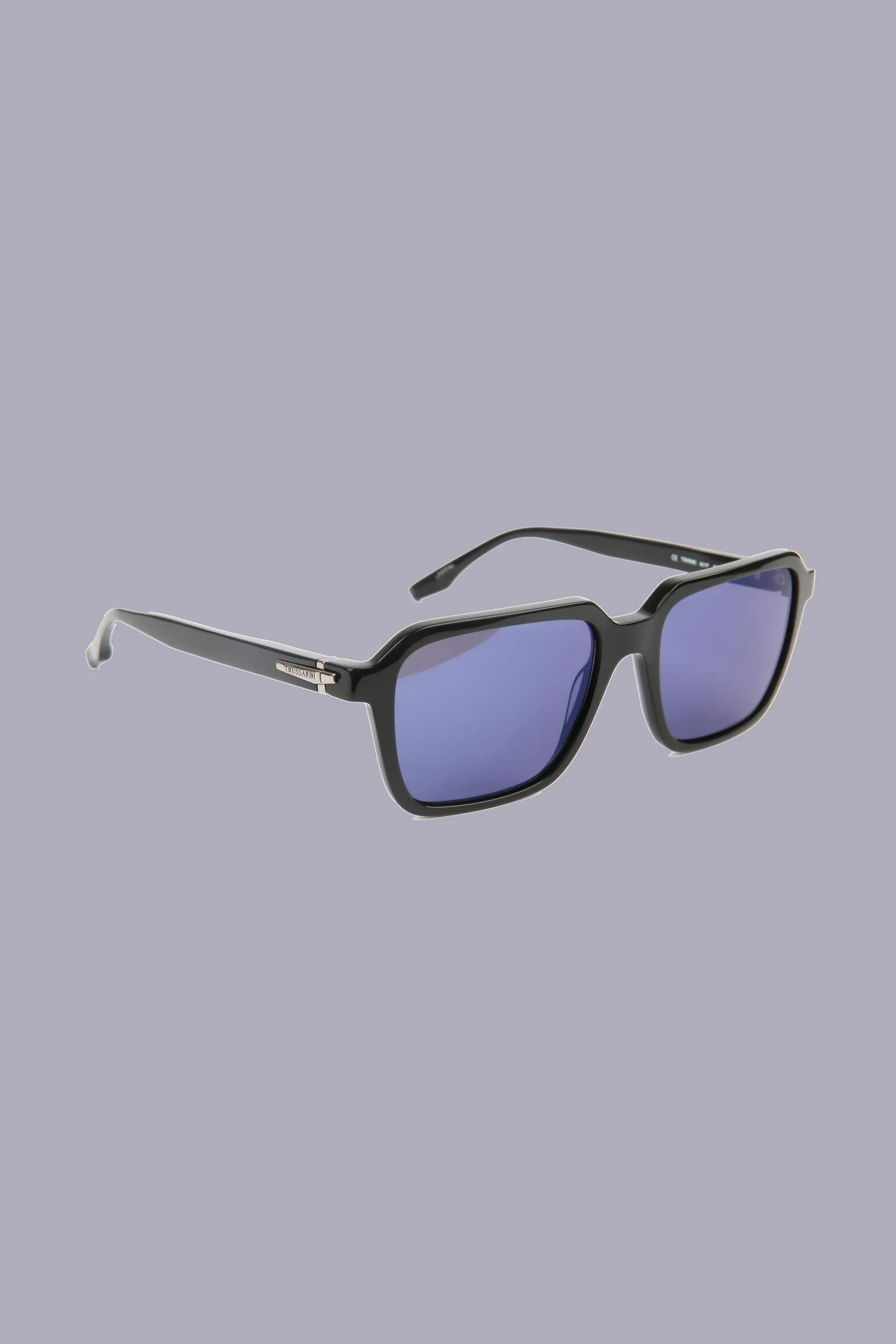 Squared acetate sunglasses with logo