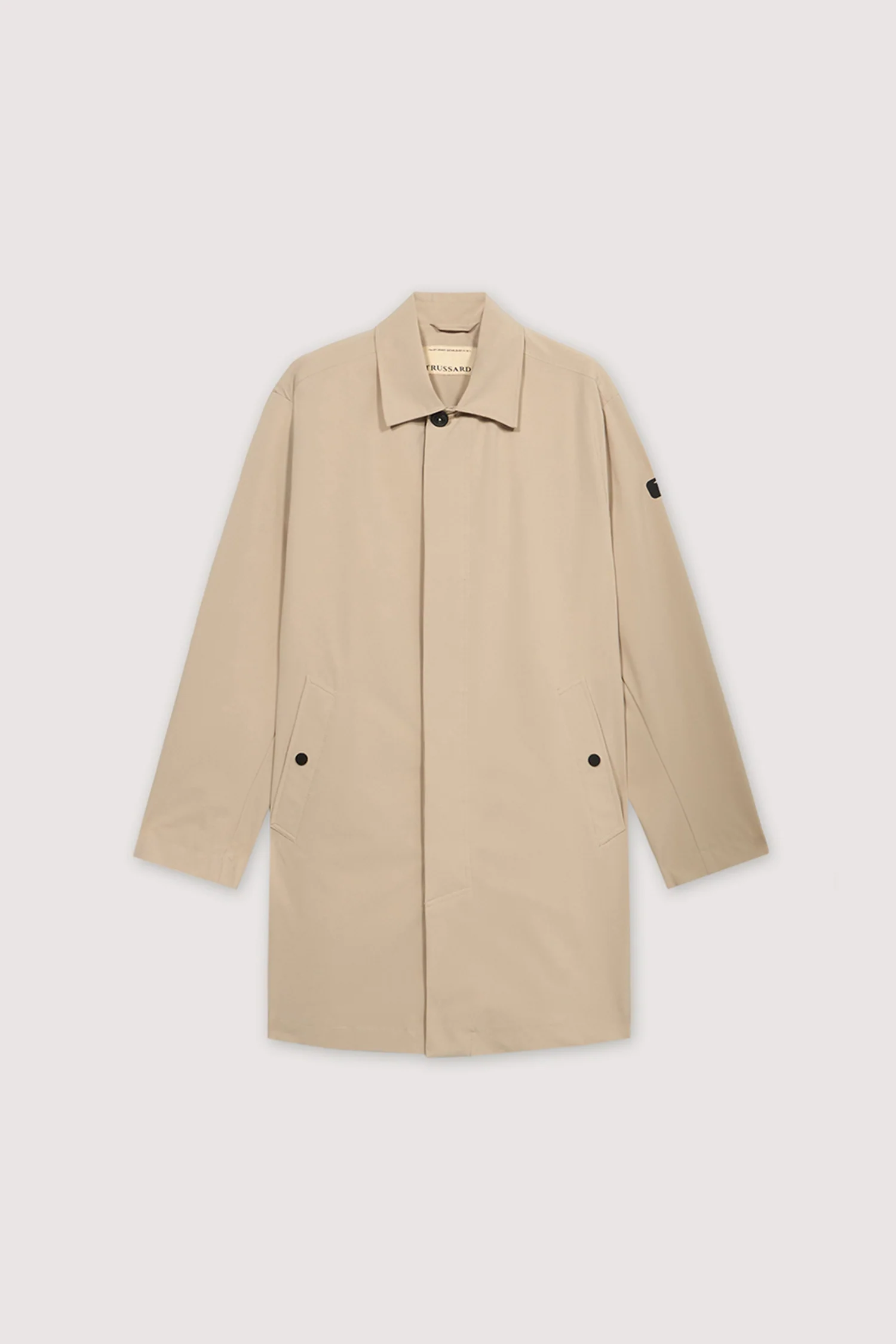 Technical car coat in water-repellent microfibre - Image 5