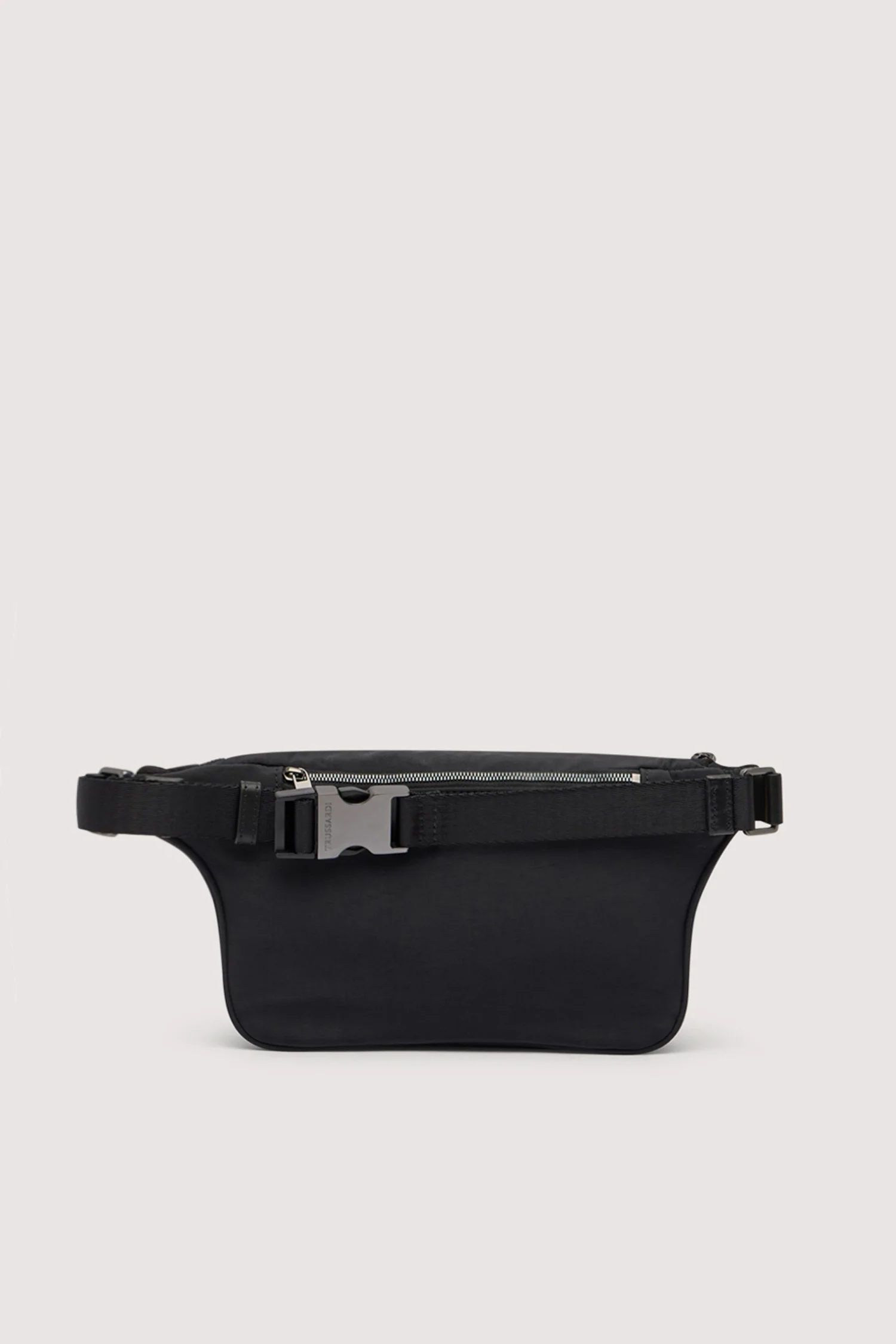 Travel Bum Bag in Nylon and Leather - Image 3