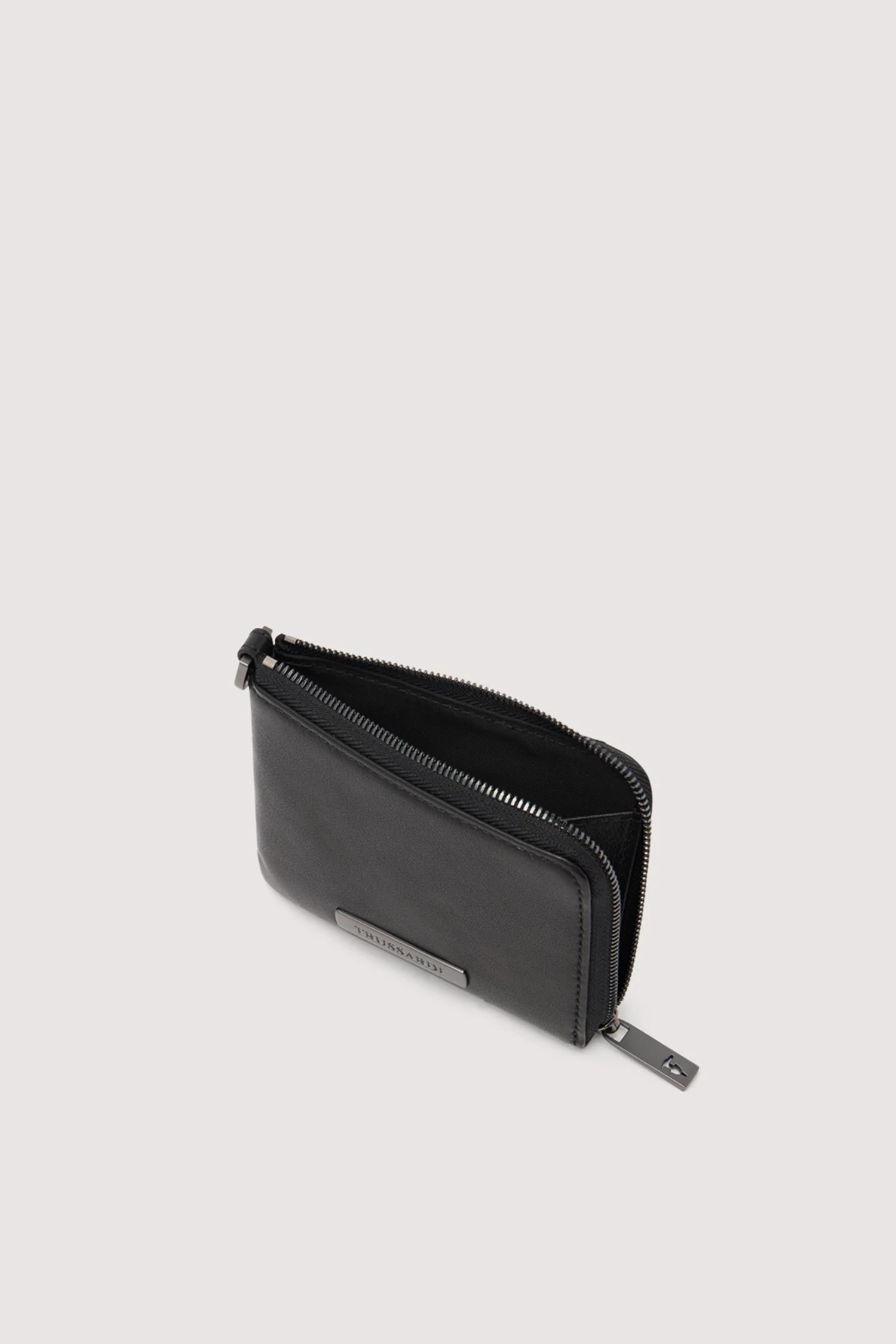 Travel card holder with zip and leather strap - Image 6