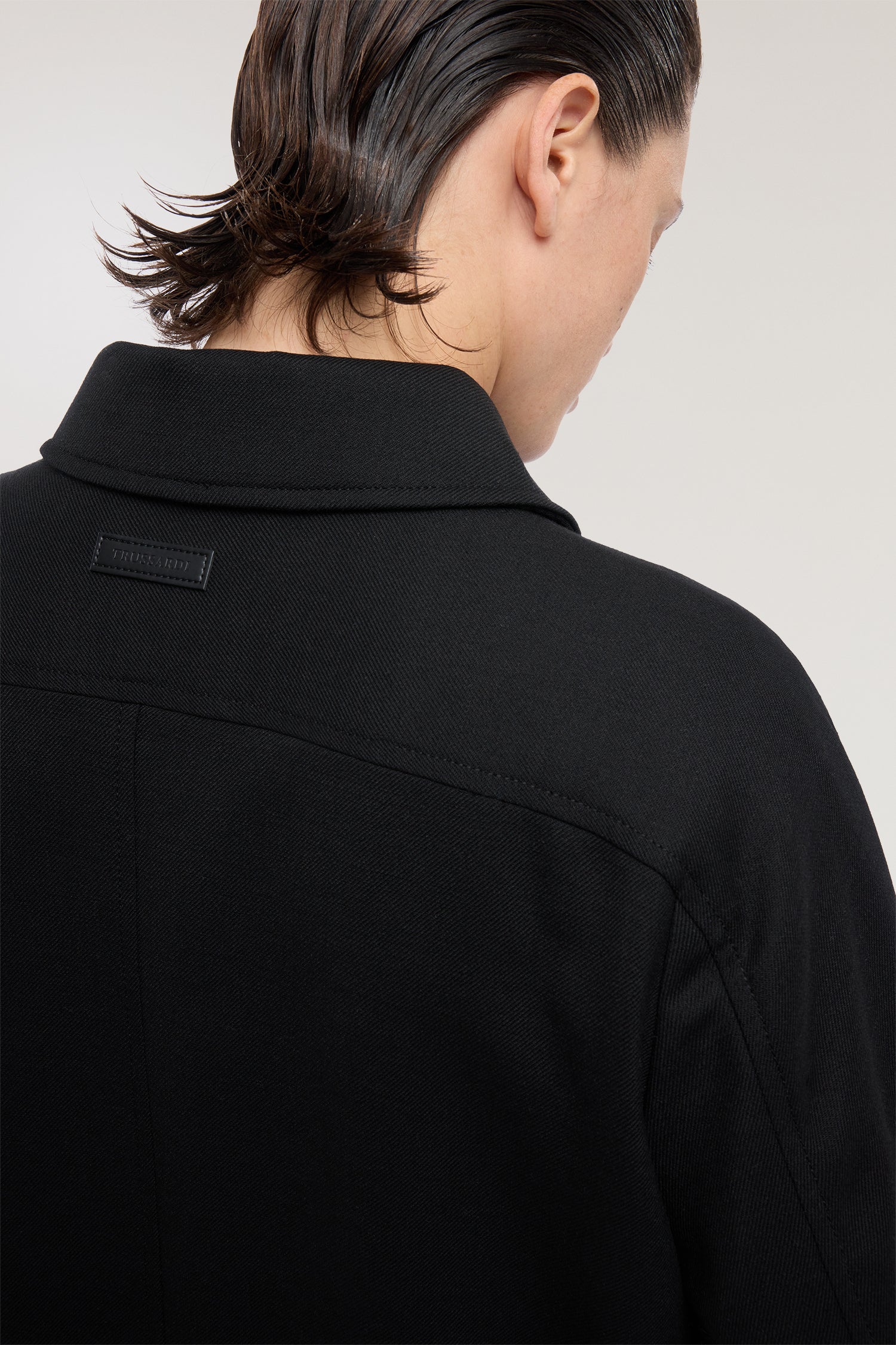 Trench in light wool - Image 3