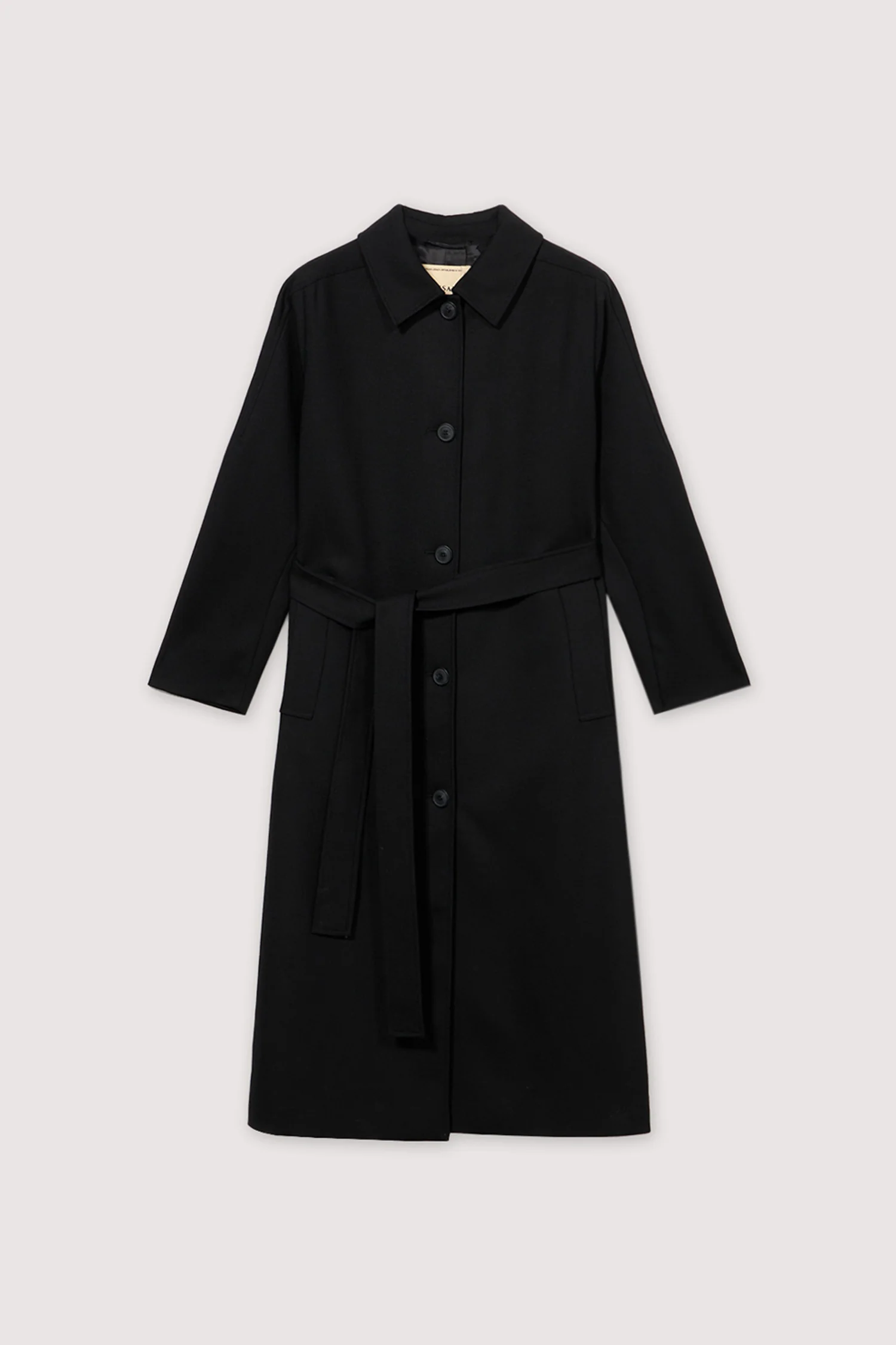 Trench in light wool - Image 5