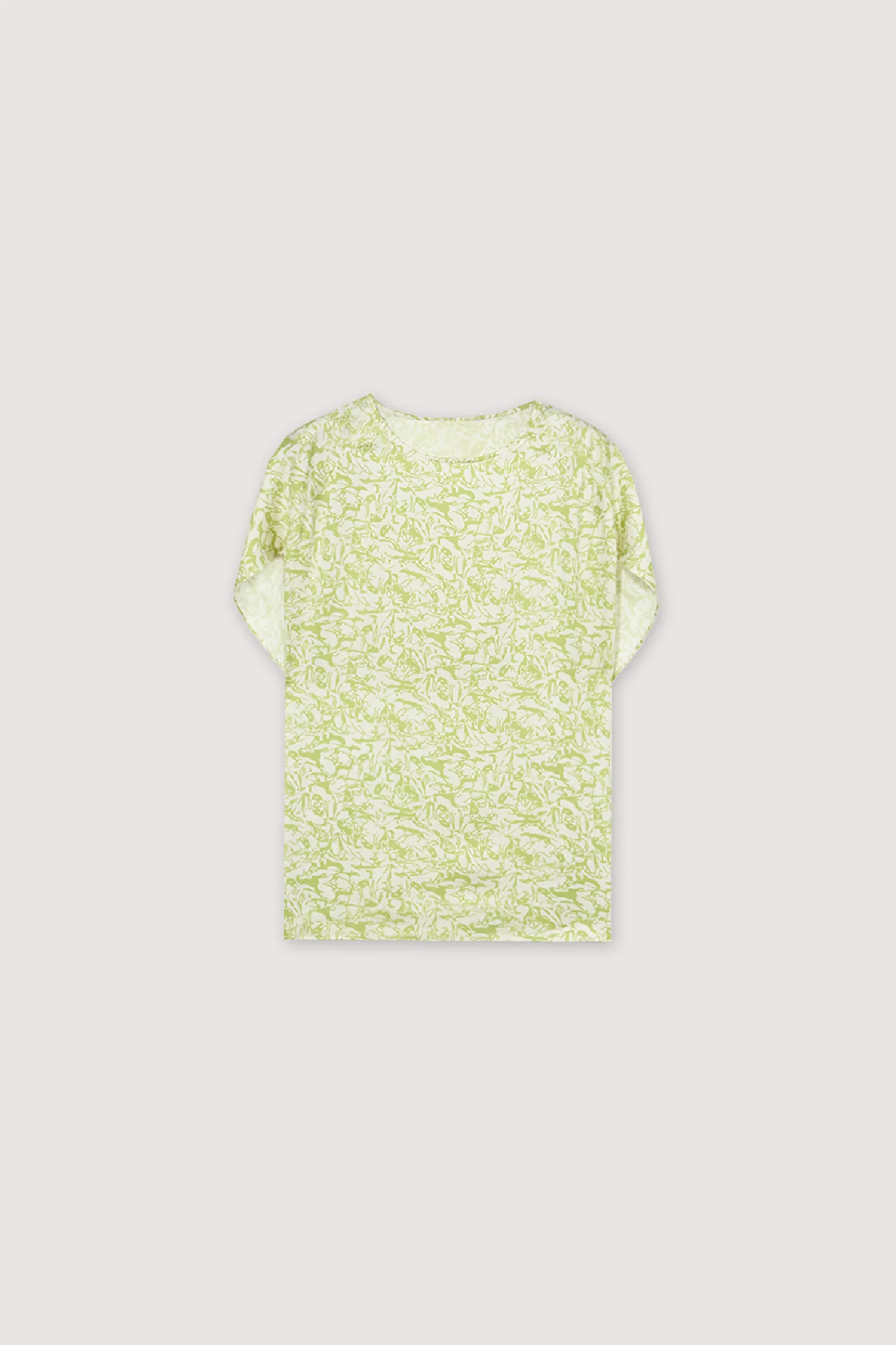 Tulip sleeve top with viscose print - Image 5