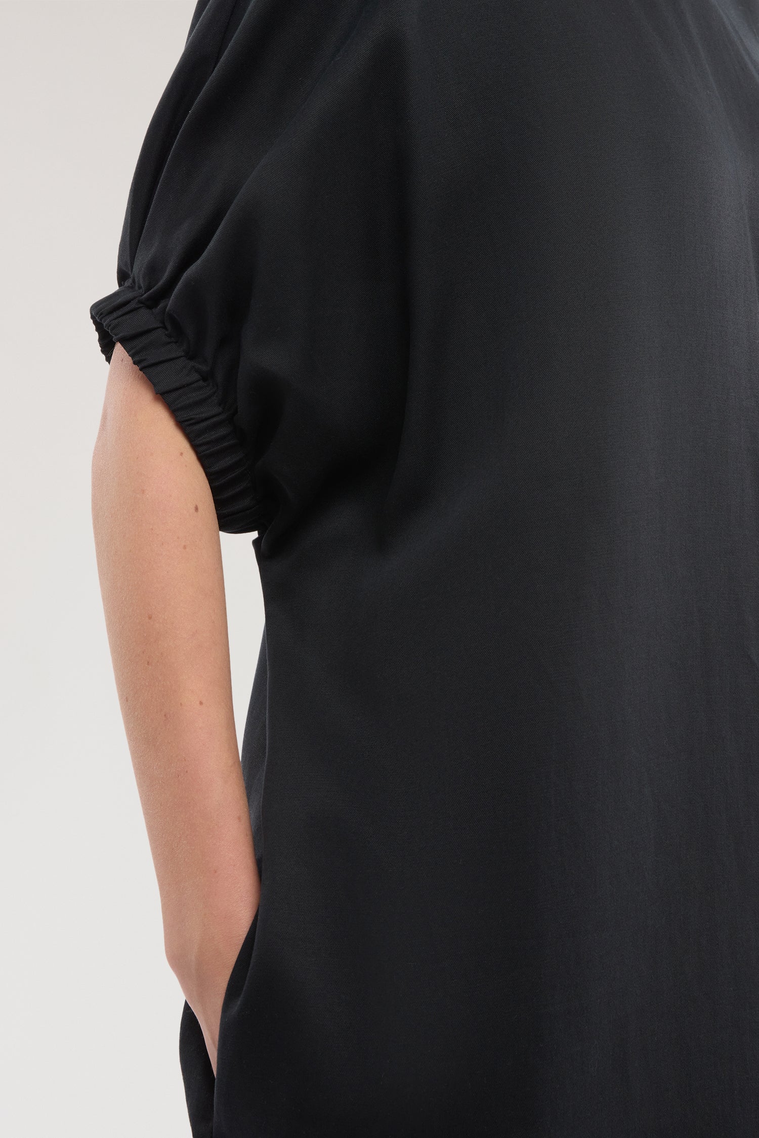 Tunic Dress in Lyocell - Linen - Image 4