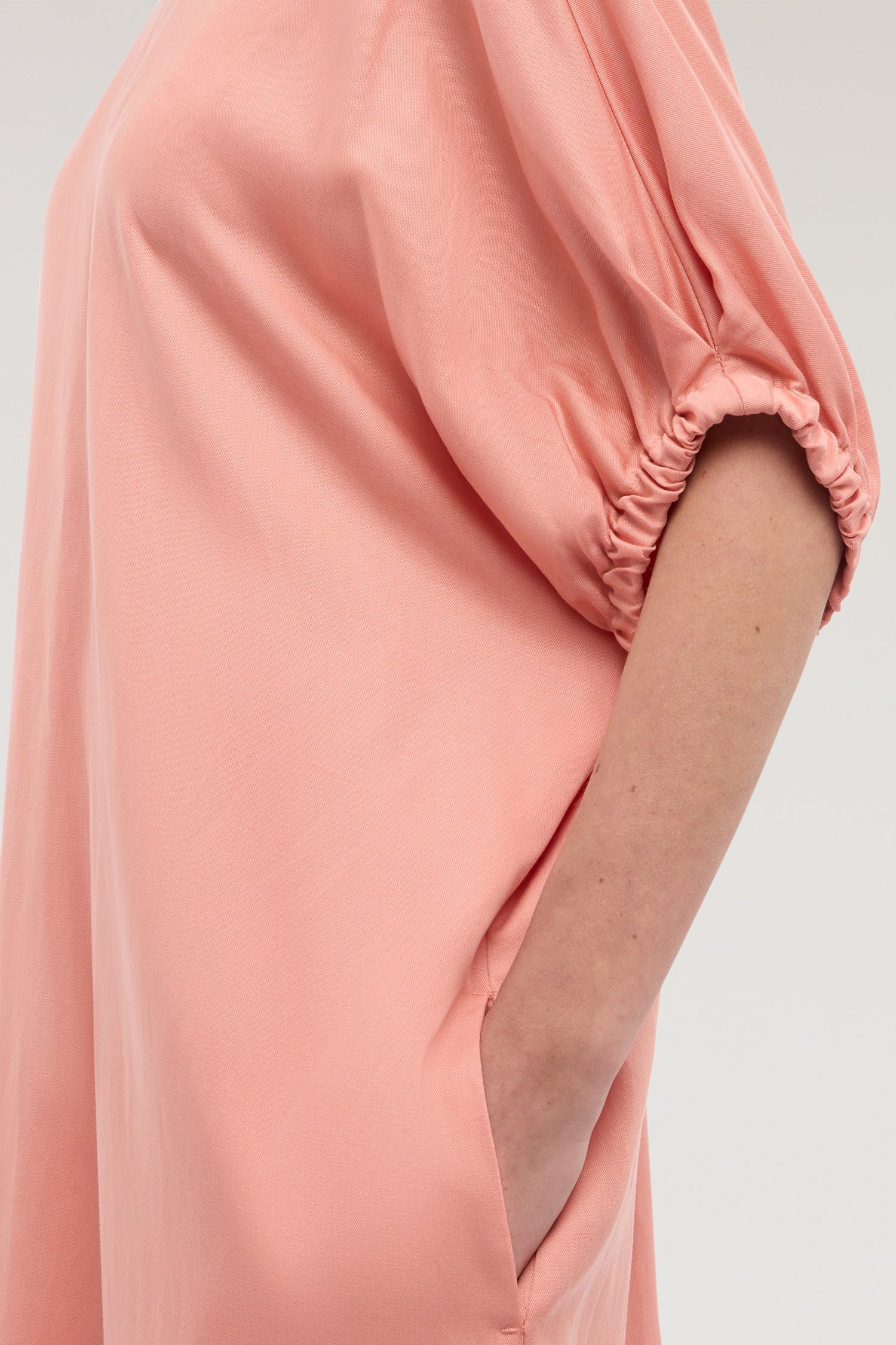 Tunic Dress in Lyocell - Linen - Image 3