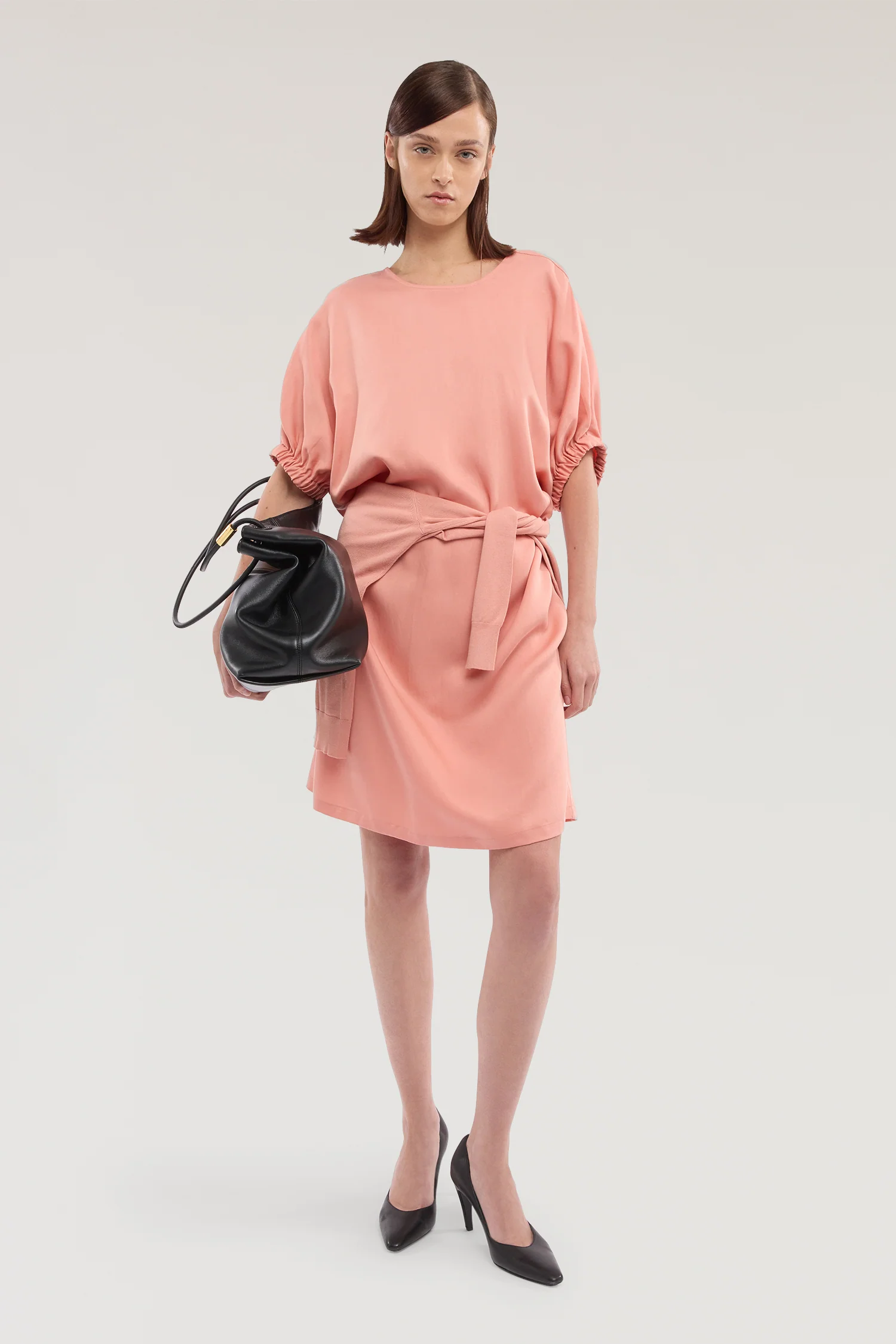 Tunic Dress in Lyocell - Linen - Image 4