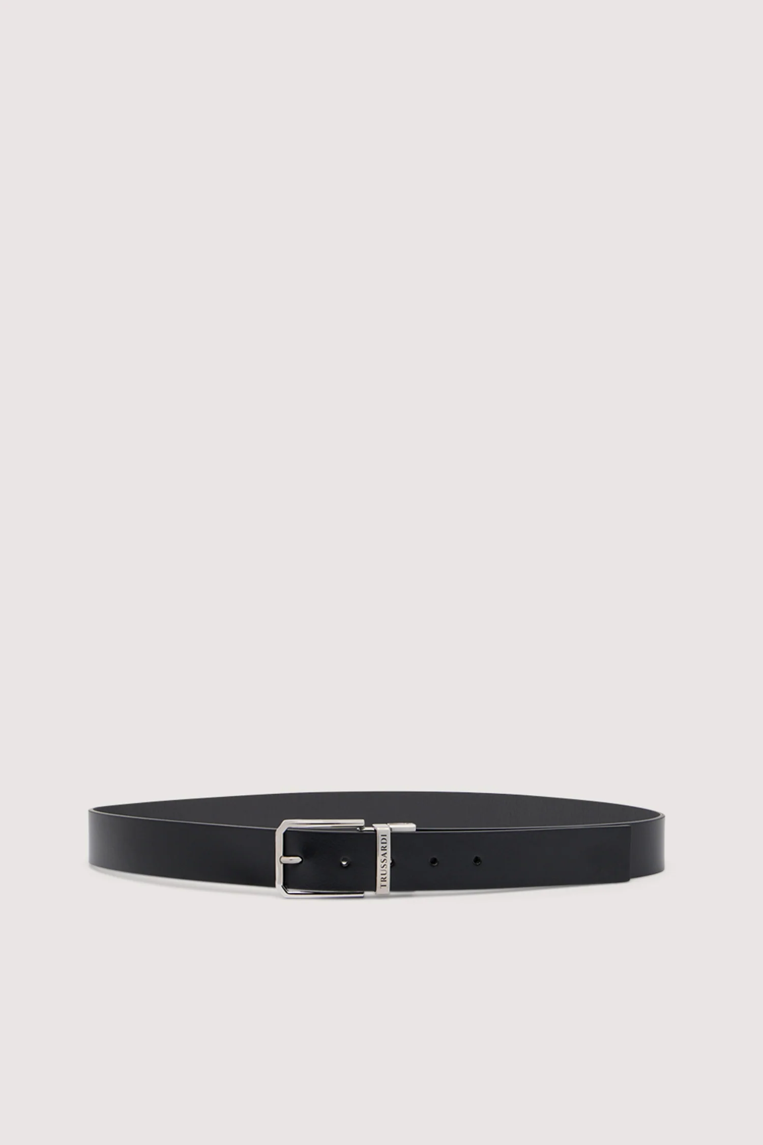 Two-tone reversible leather belt
