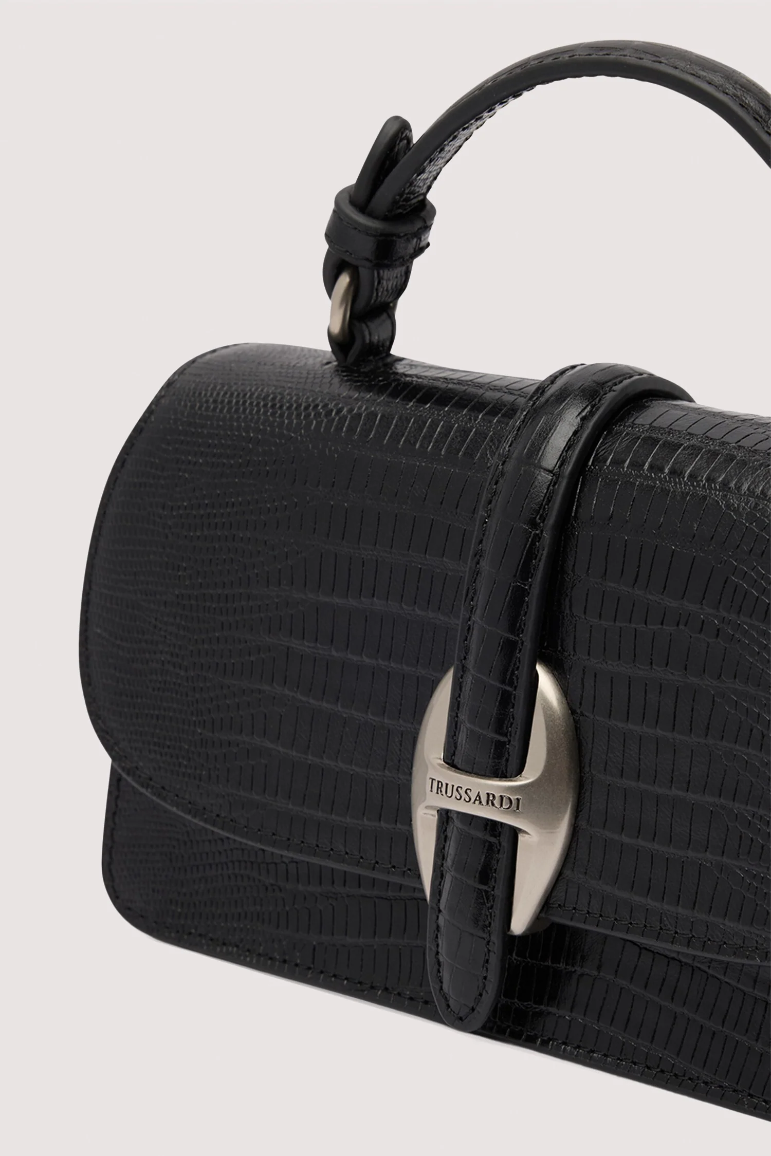 Velaria mini handbag in lizard-print leather - Image 3