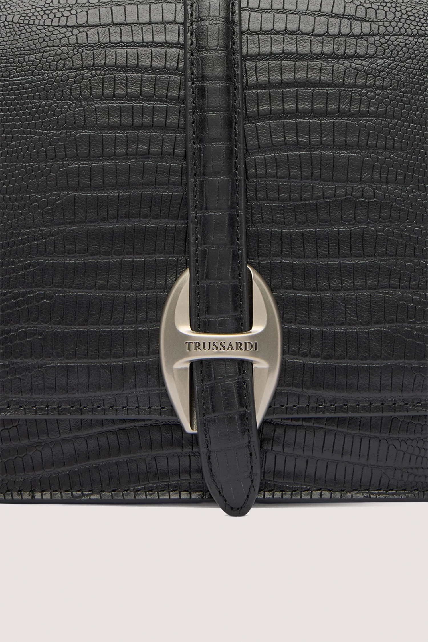 Velaria shoulder bag in reptile print leather - Image 4