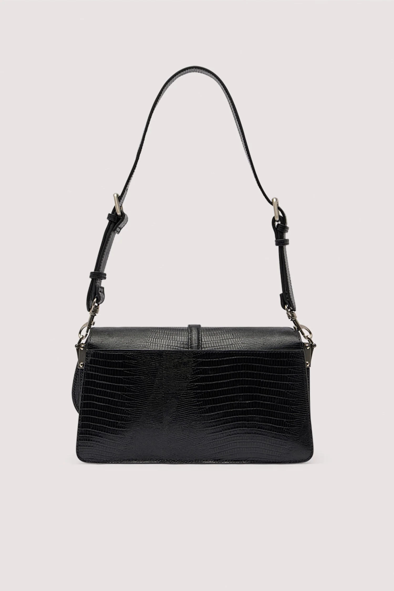 Velaria shoulder bag in reptile print leather - Image 5