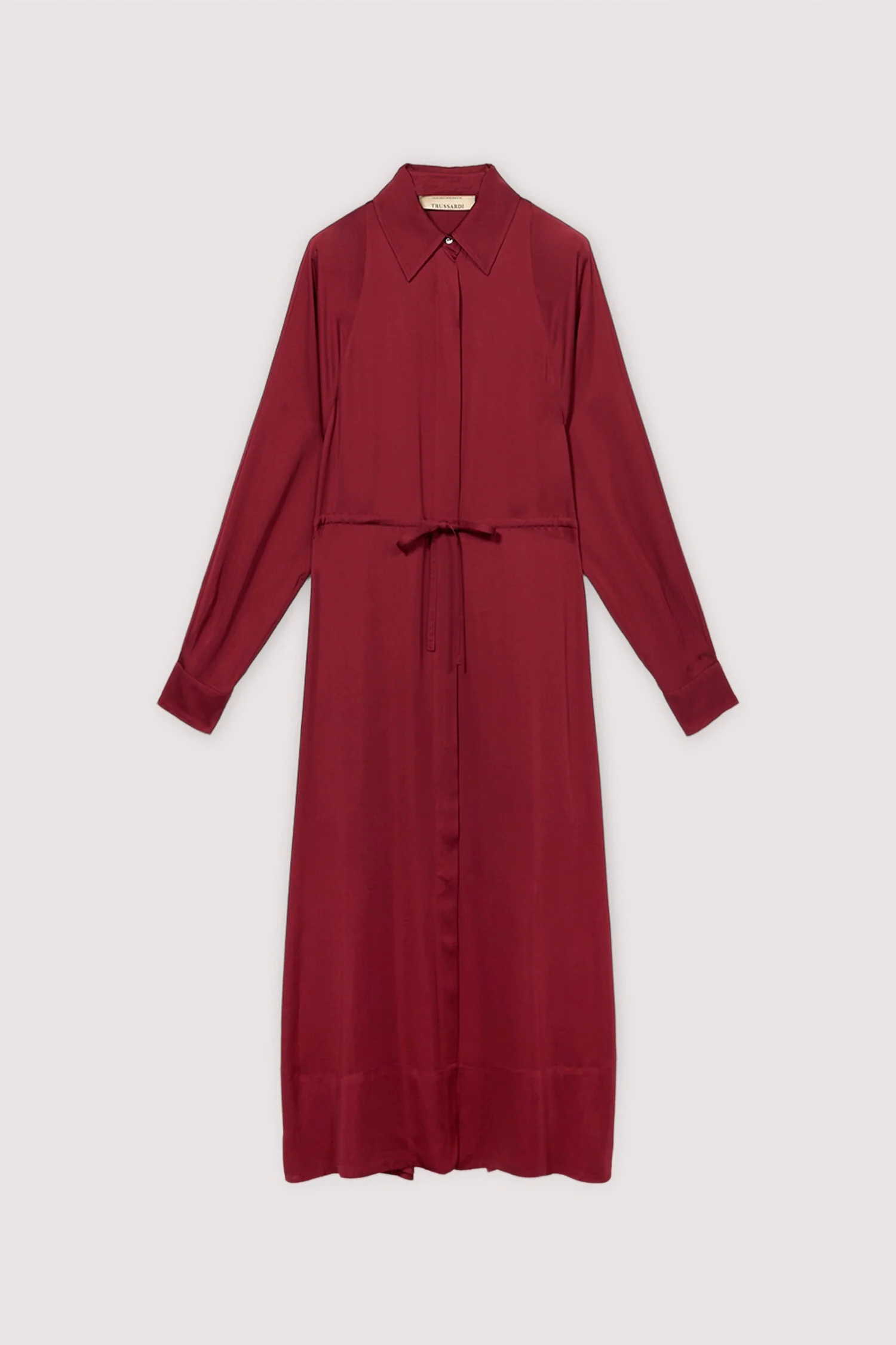 Viscose twill chemise dress - Image 5