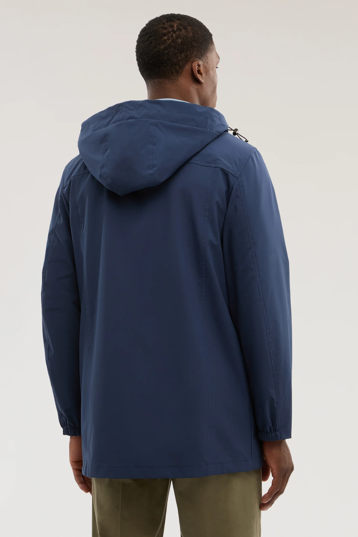 Water-repellent microfibre hooded jacket - Image 3