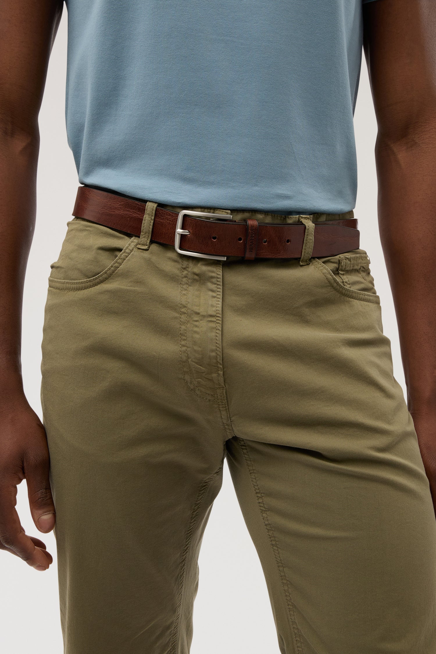 Wavy leather belt - Image 4
