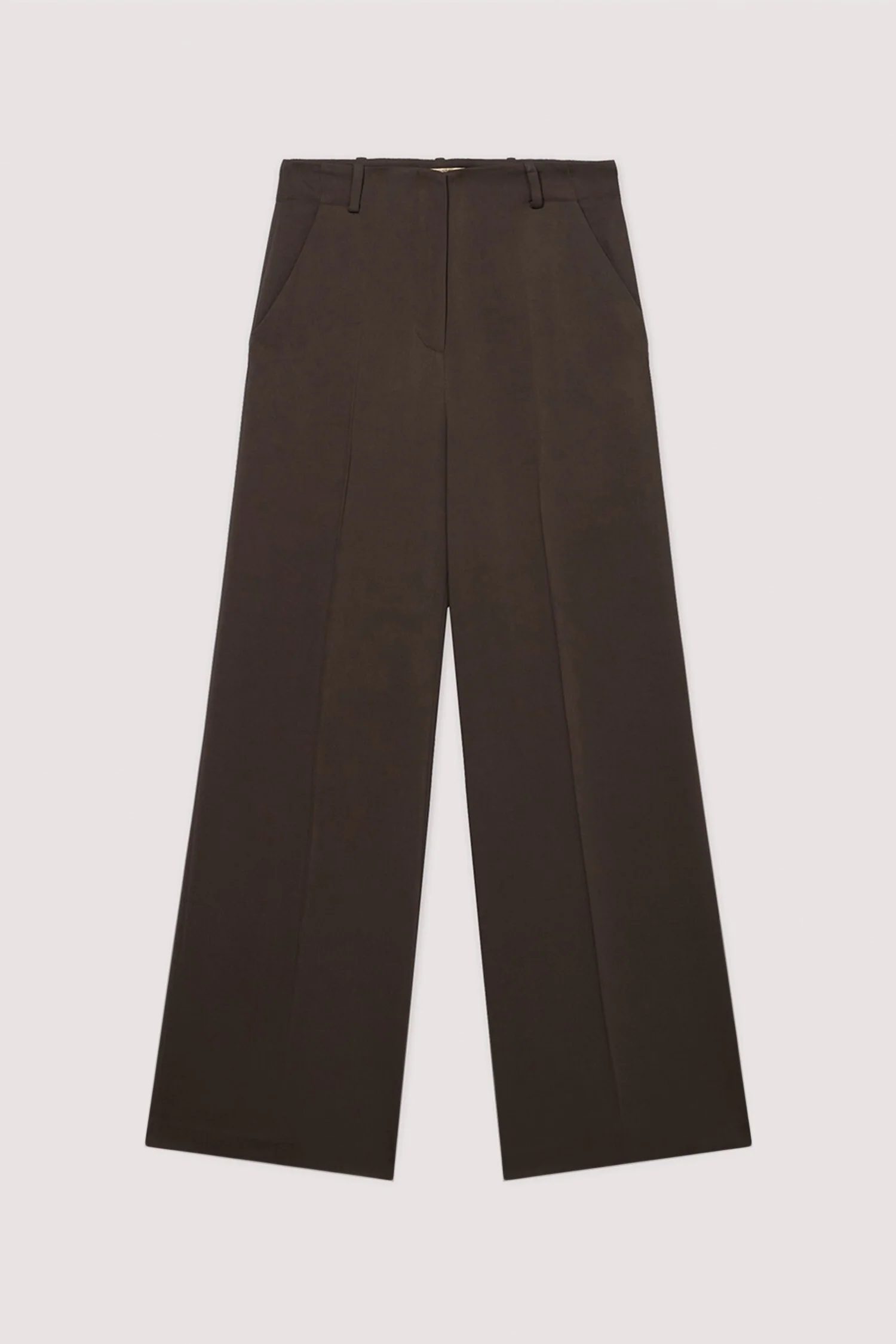 Wide-leg trousers in cady fabric - Image 5