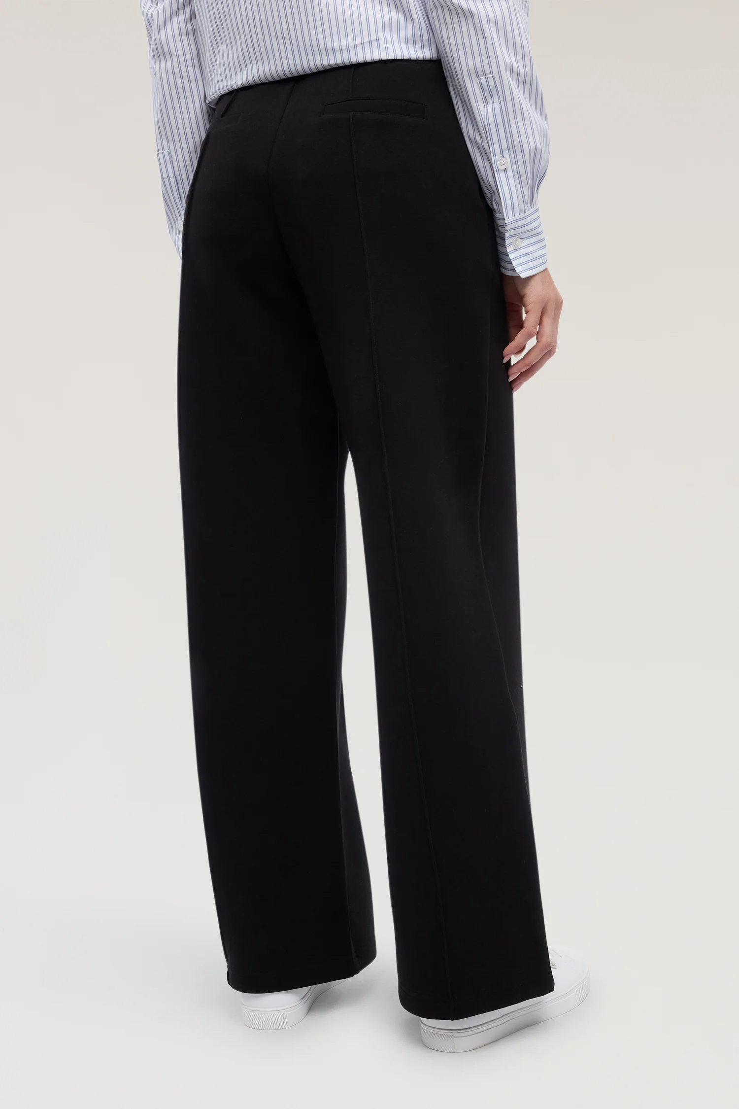 Wide scuba trousers - Image 3
