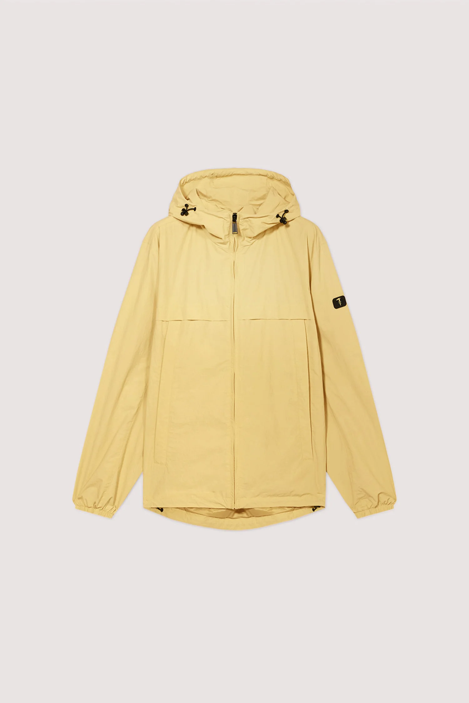 Windbreaker with hood in crinkle nylon - Image 5